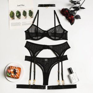 6 piece lingerie set